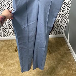 Light blue dress ankle pants